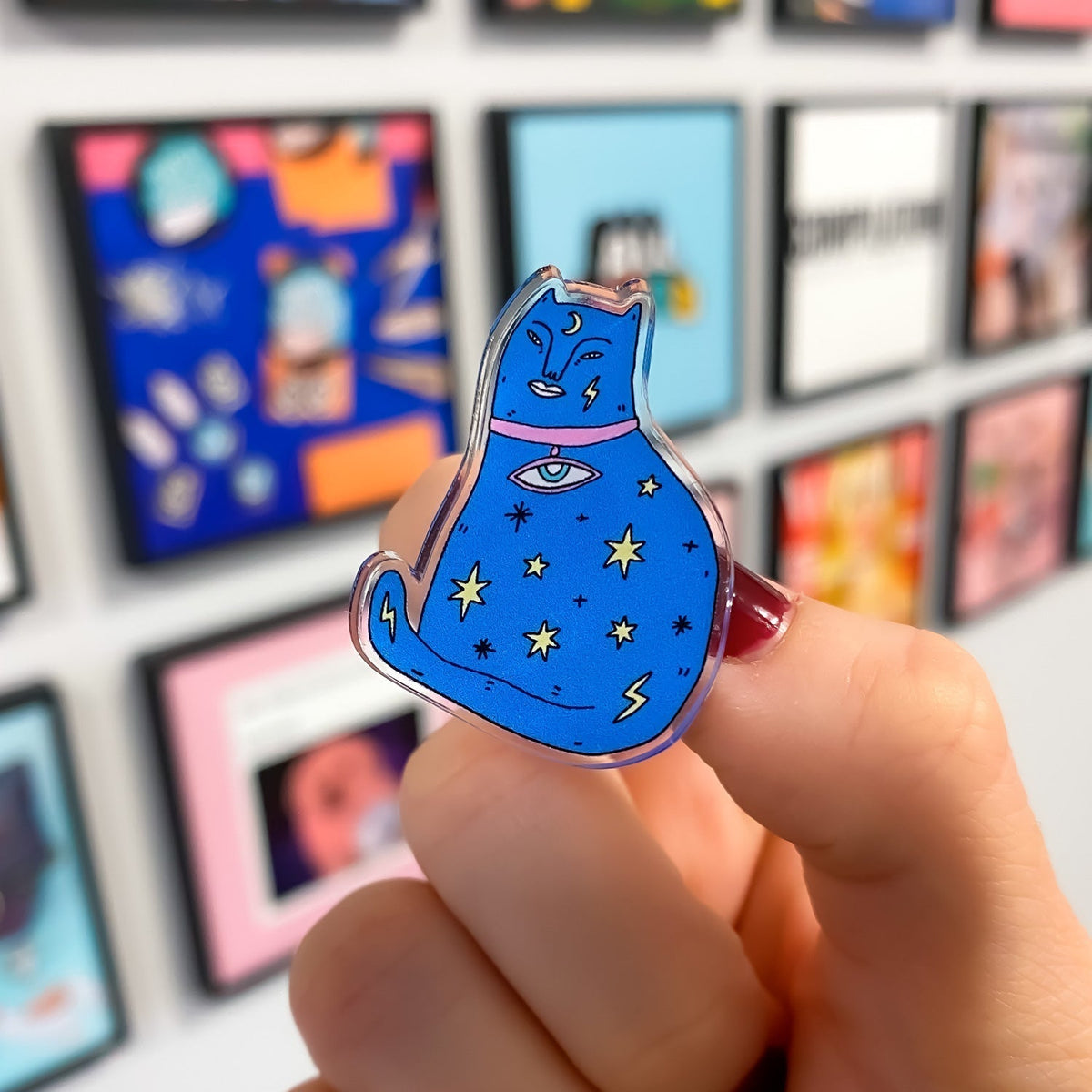 Zap! Creatives Acrylic Pins - Quantity 10