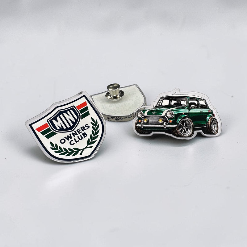 Zap! Creatives Custom Car Club Pin Badges