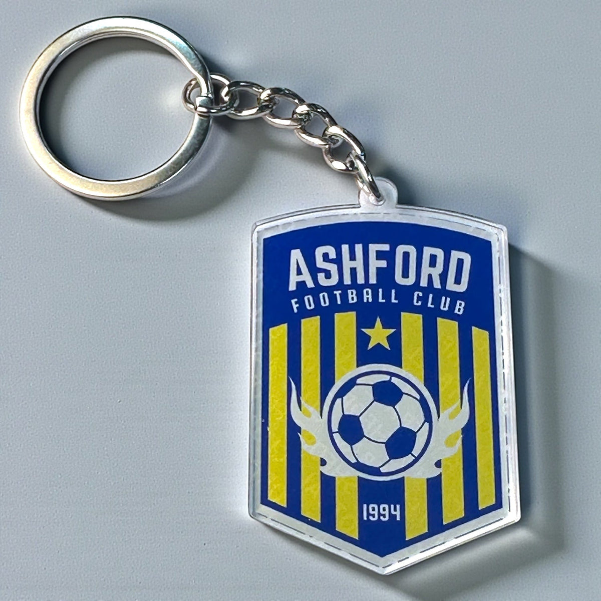 Zap! Creatives Custom Football Club Keychains