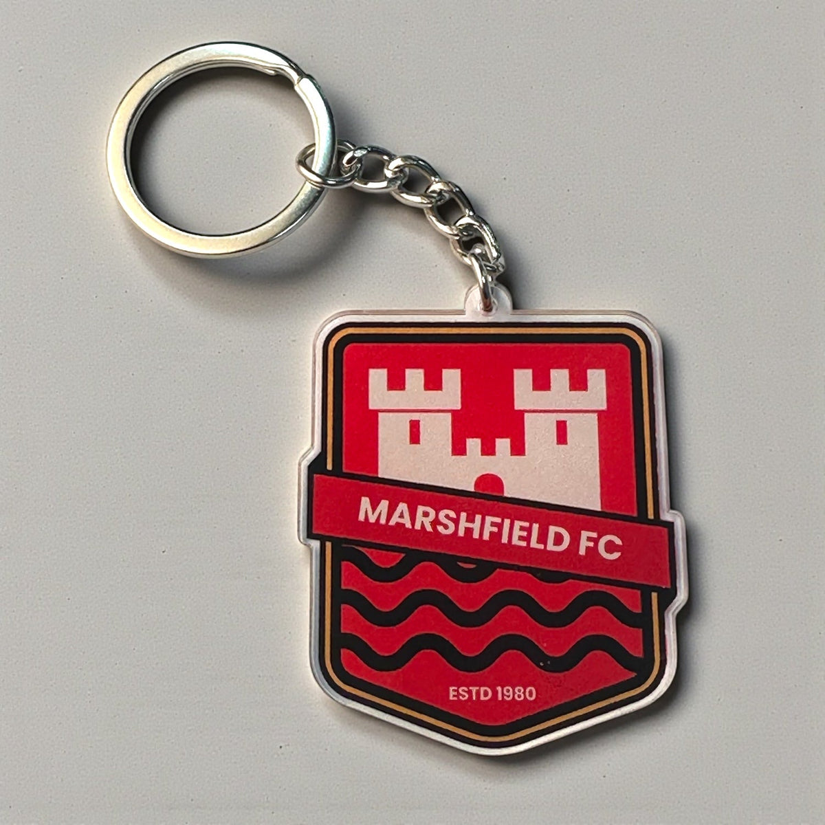 Zap! Creatives Custom Football Club Keychains