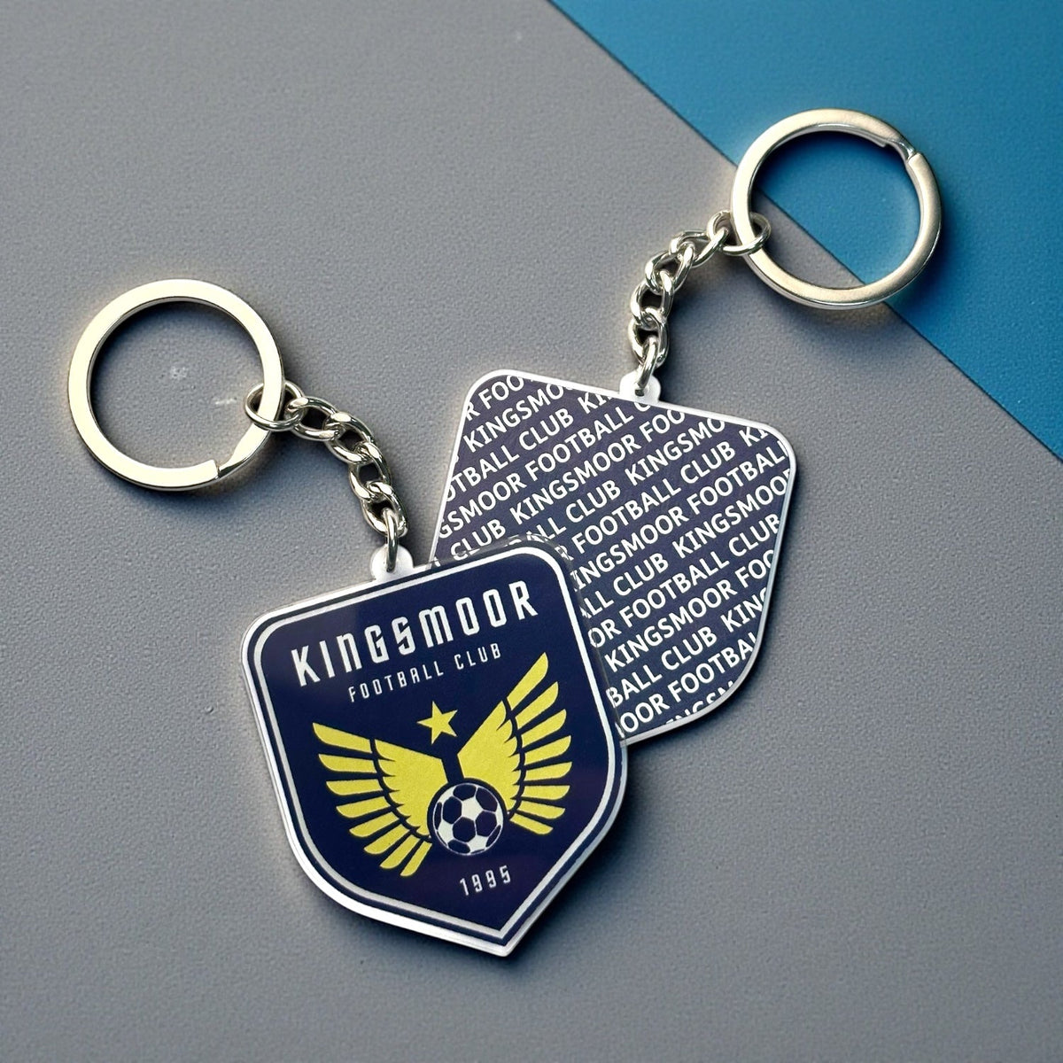 Zap! Creatives Custom Football Club Keychains