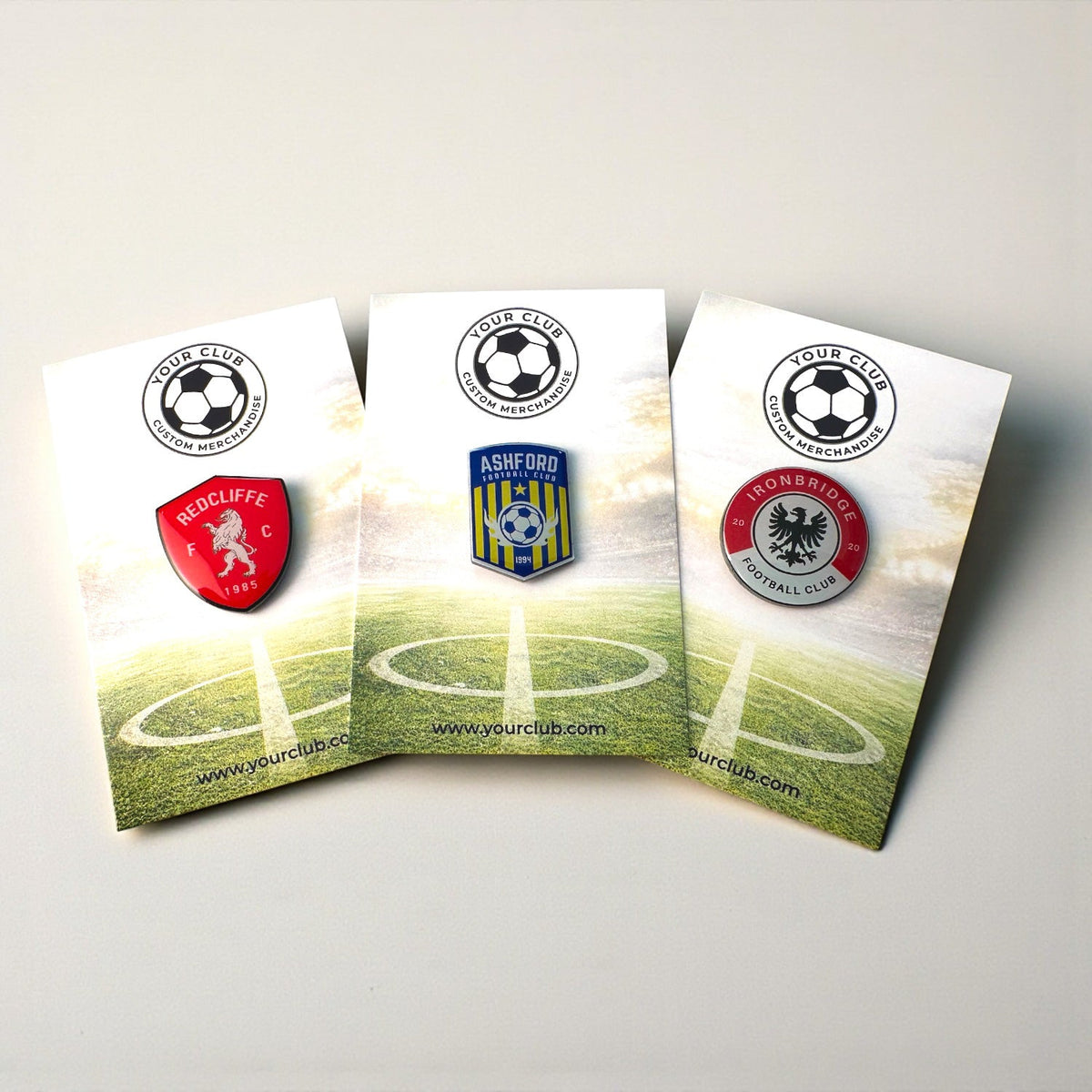 Zap! Creatives Custom Football Club Pin Badges