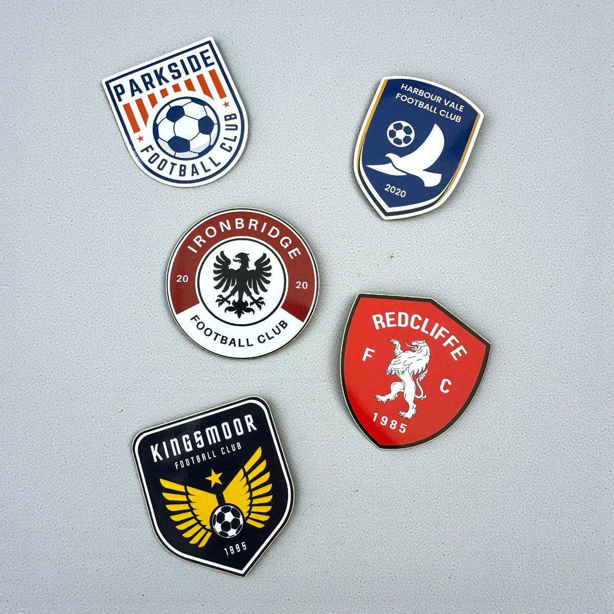 Zap! Creatives Custom Football Club Stickers