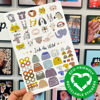 Zap! Creatives Decorative Stickers Eco Paper Sticker Sheets