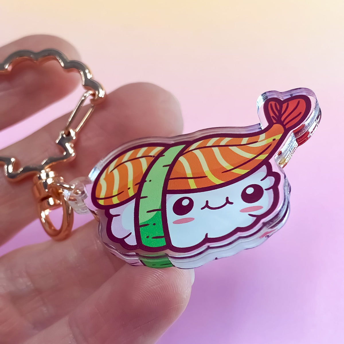 Zap! Creatives Double Layered Clear Acrylic Keychains