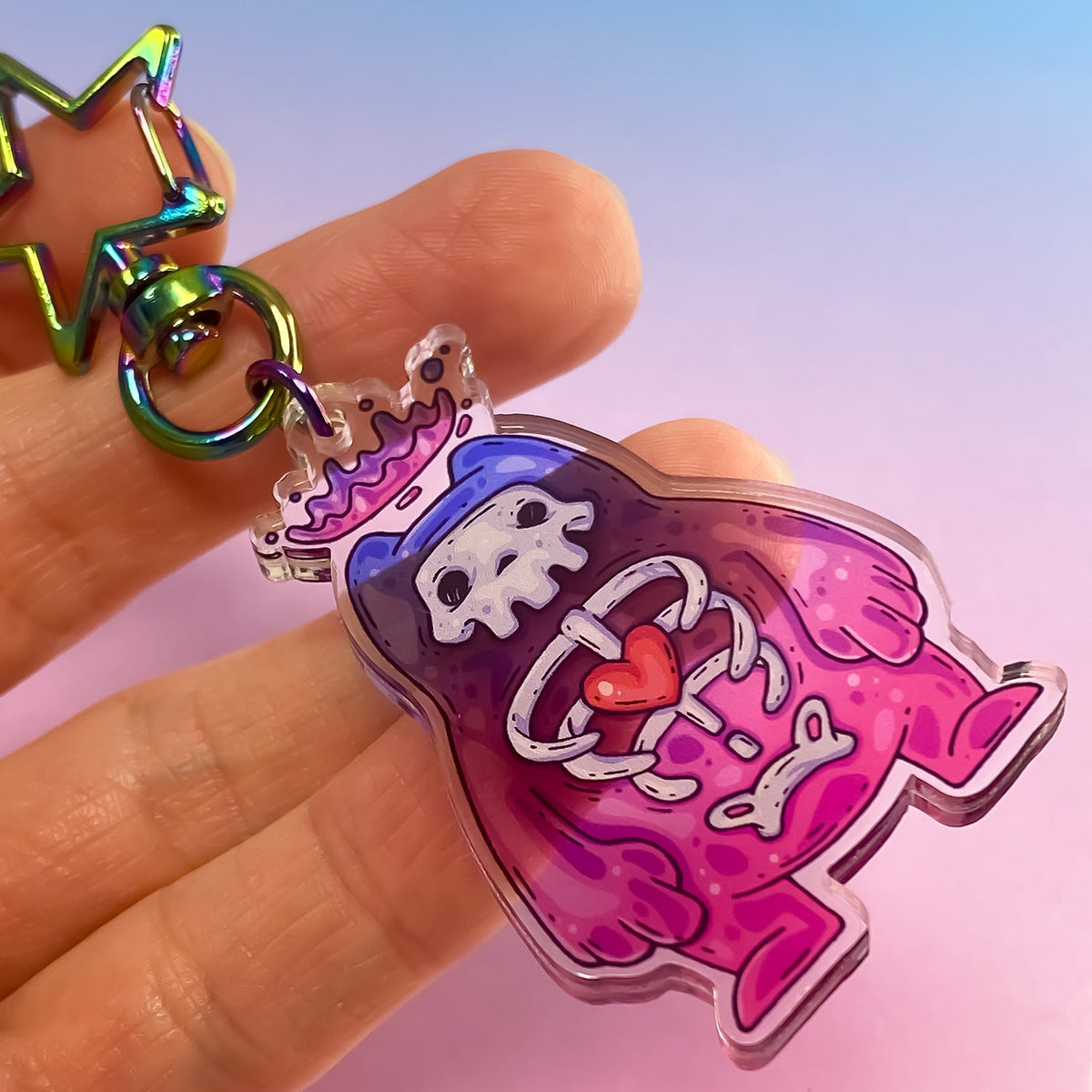 Zap! Creatives Double Layered Clear Acrylic Keychains