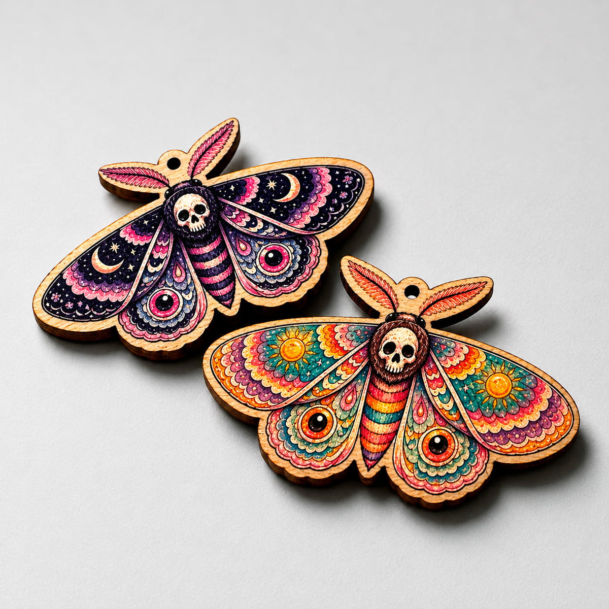 Zap! Creatives Double Sided Wood Charms