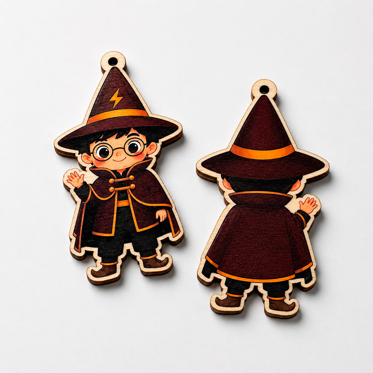 Double-Sided Wood Charms | Zap! Creatives | Wooden Charms