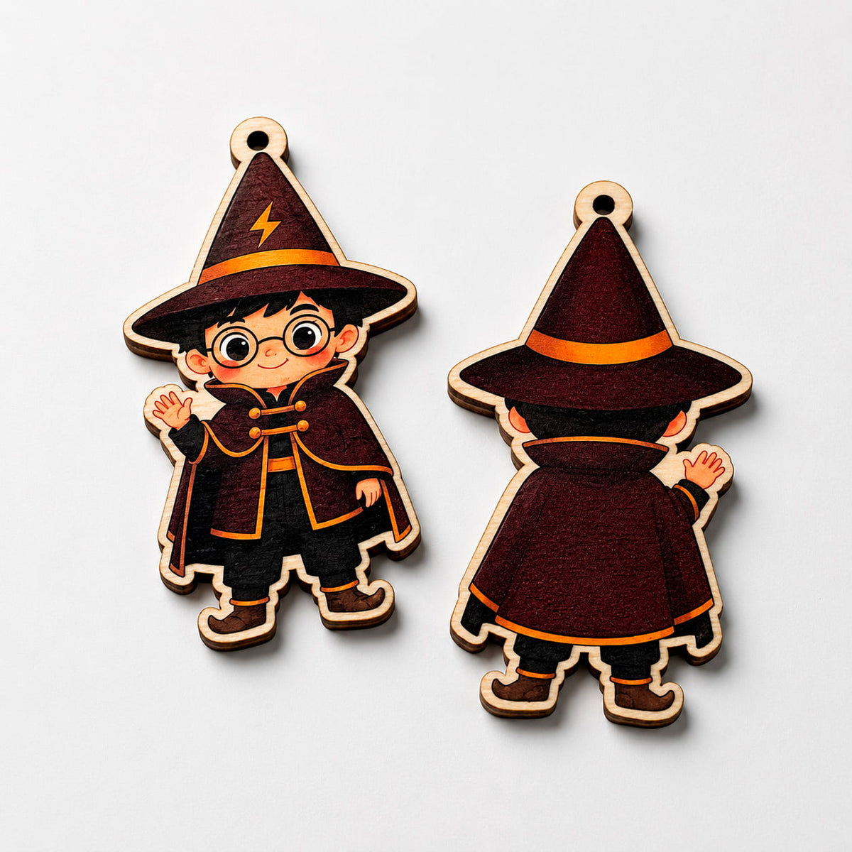 Zap! Creatives Double Sided Wood Charms