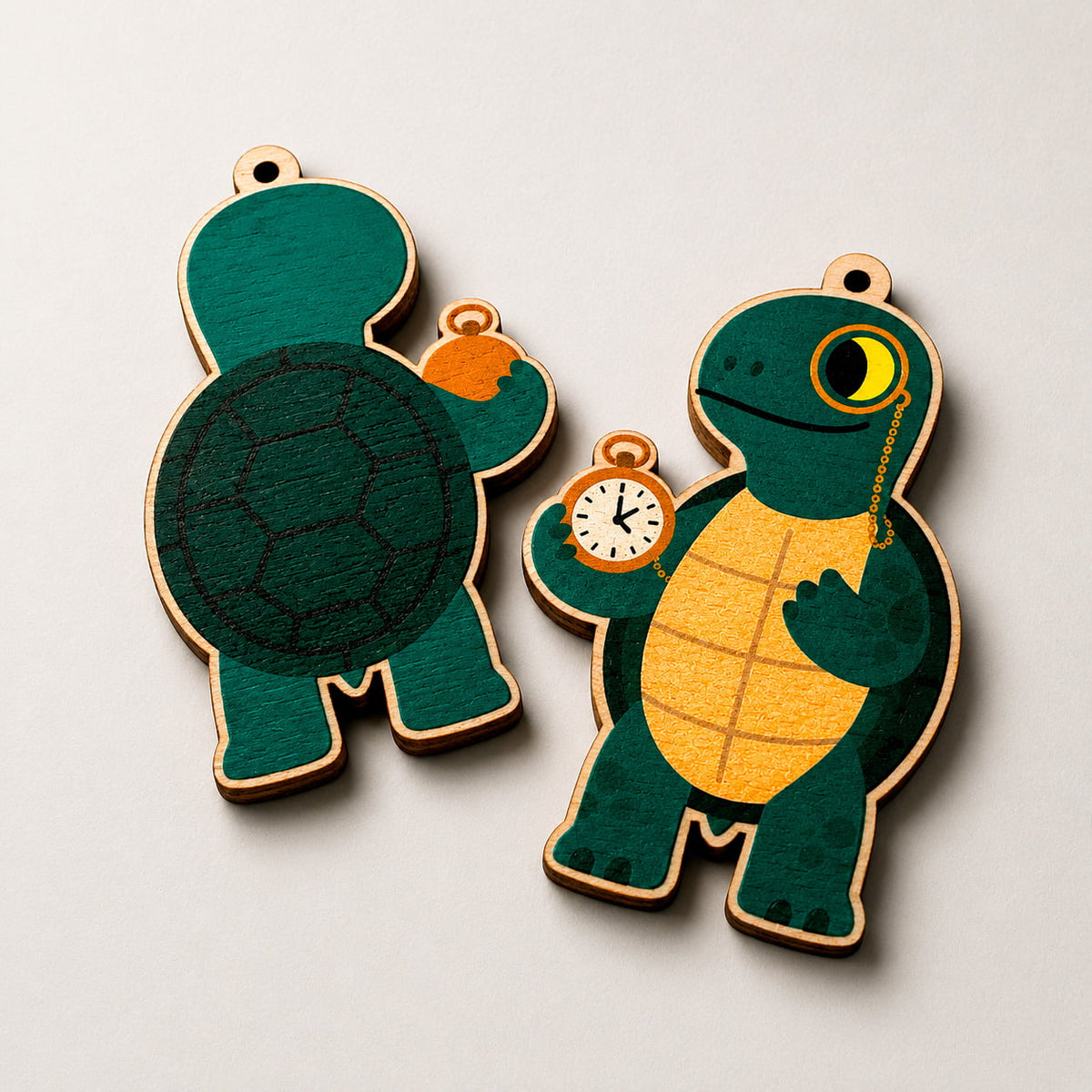 Zap! Creatives Double Sided Wood Charms