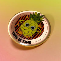 Zap! Creatives Eco Metal Pin Badges - Quantity 10