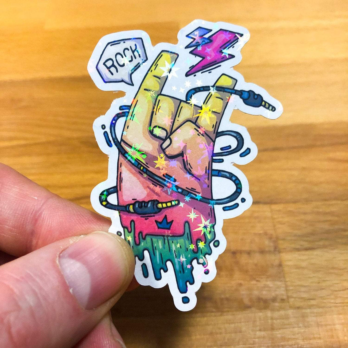 Zap! Creatives Holographic Stickers - Quantity 50