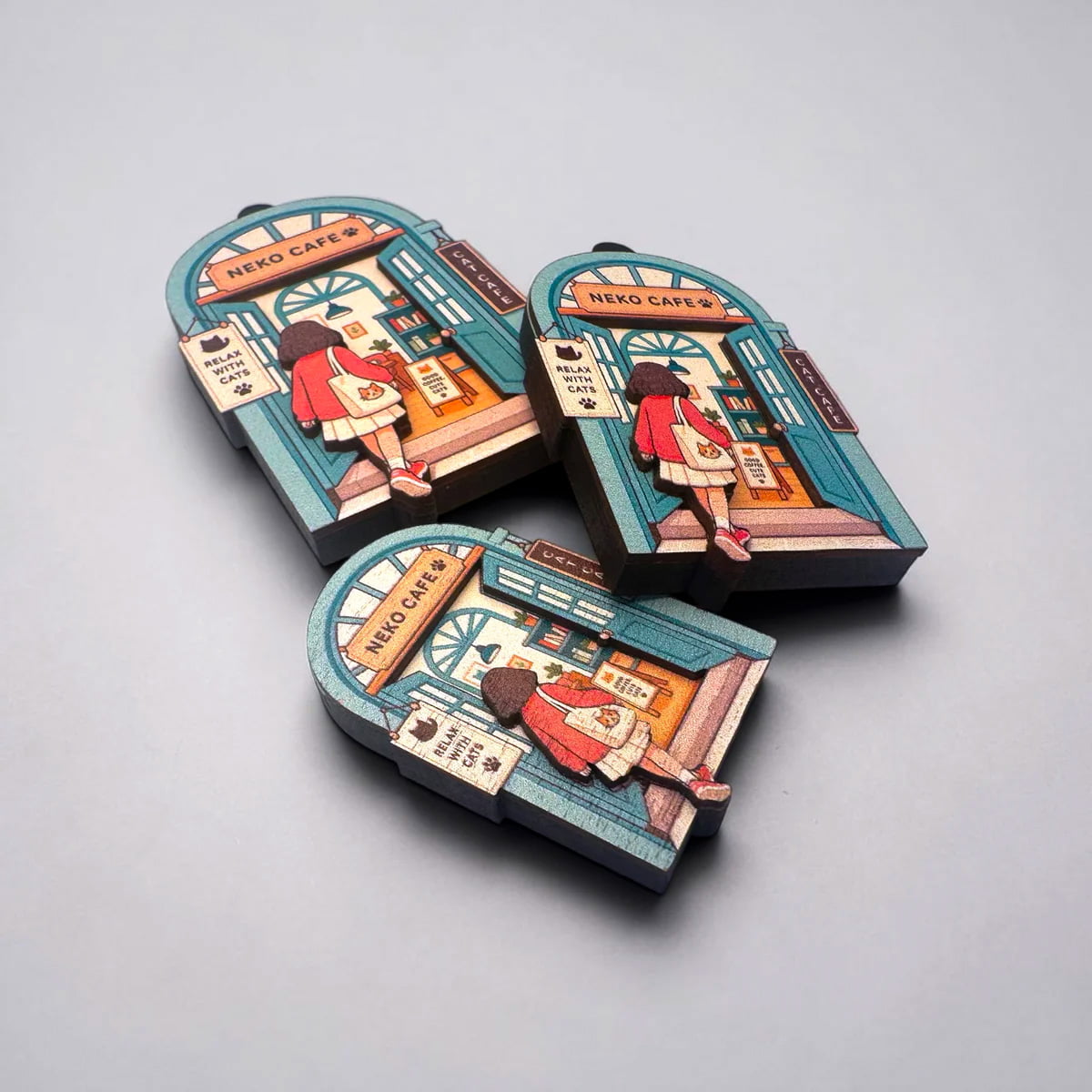 Zap! Creatives Layered Wood Charms