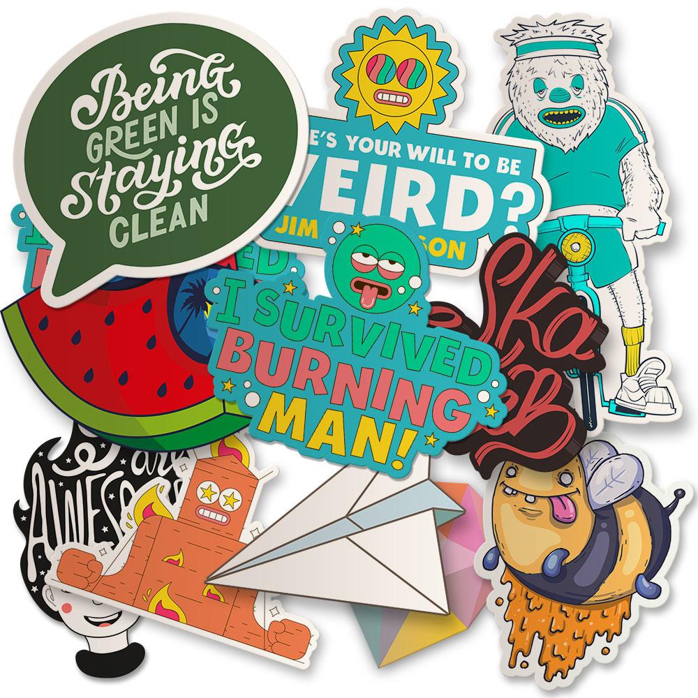 Zap! Creatives Paper Stickers - Quantity 50