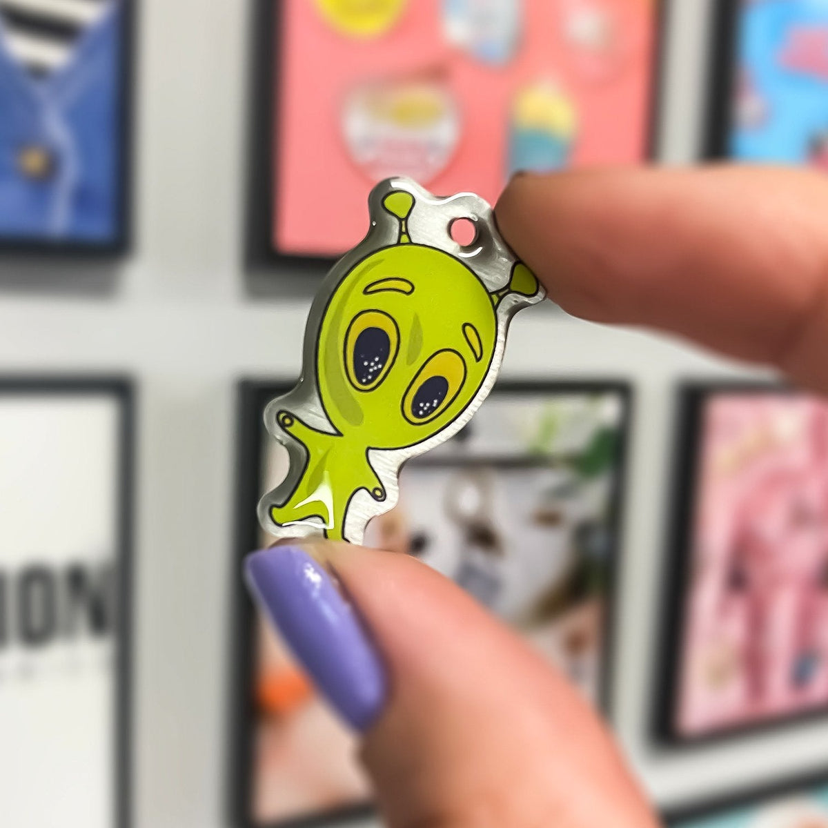 Zap! Creatives Printed Metal Charms - Quantity 25