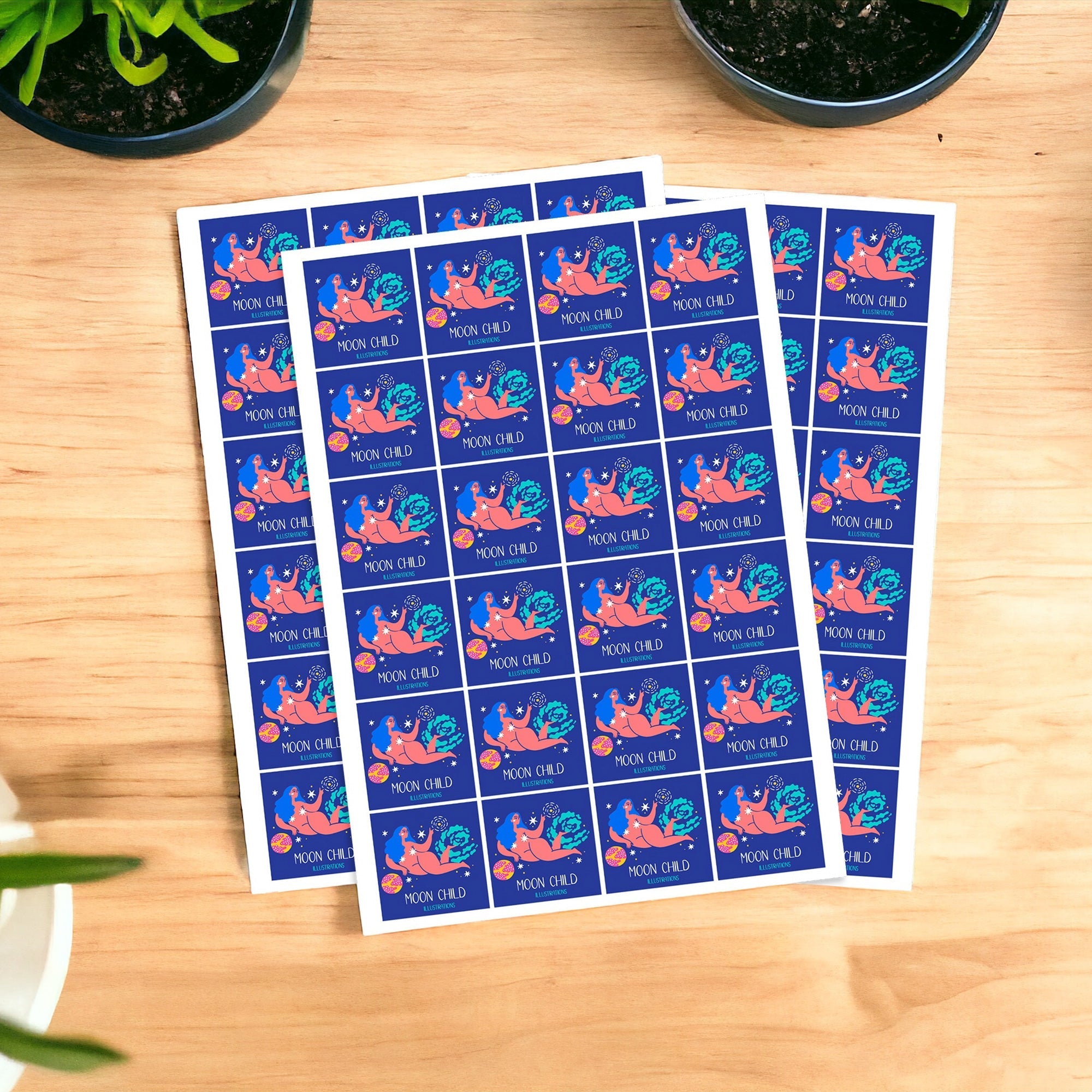 Zap! Creatives | Custom Printed Labels | Square Vinyl Labels