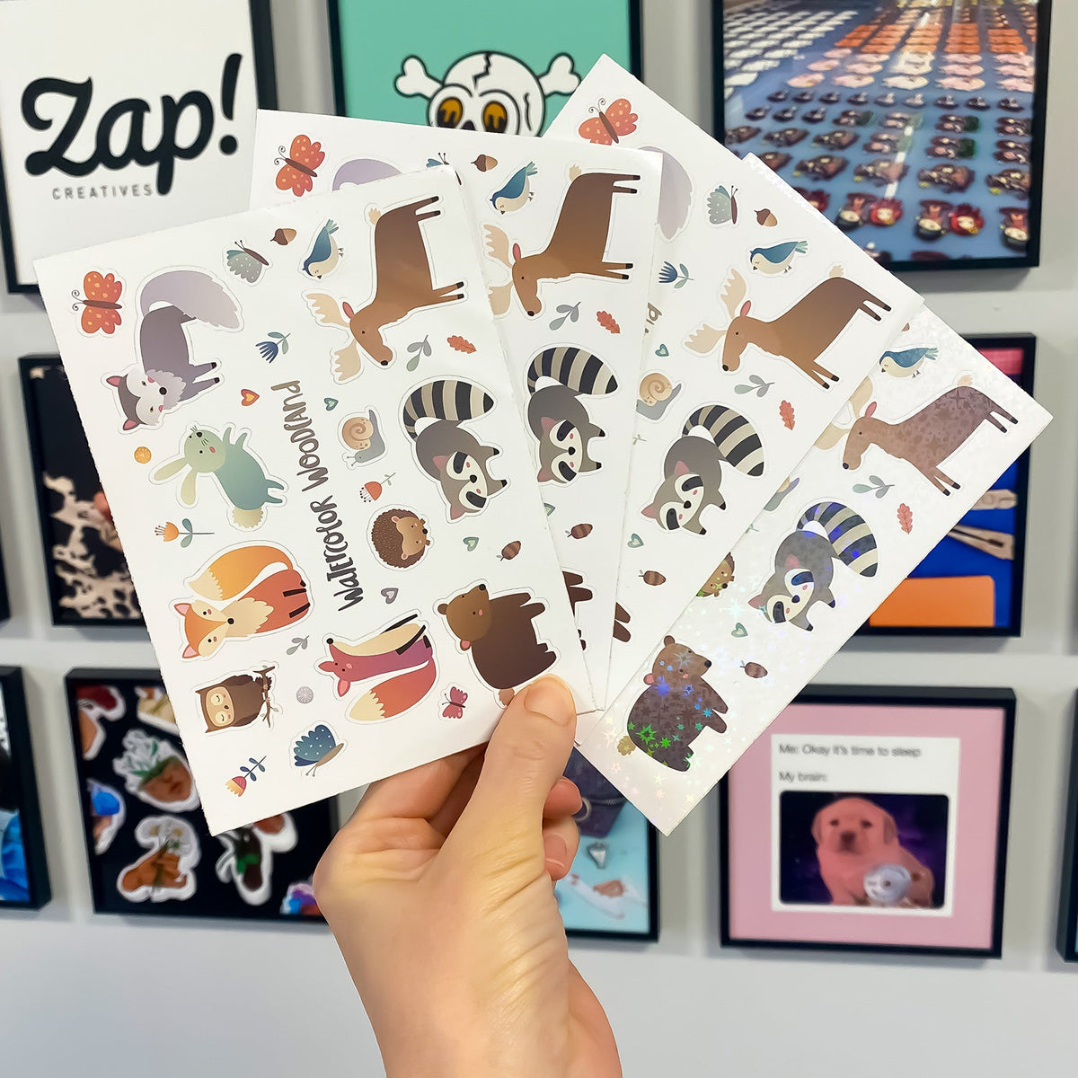 Zap! Creatives Vinyl Sticker Sheets - Quantity 25