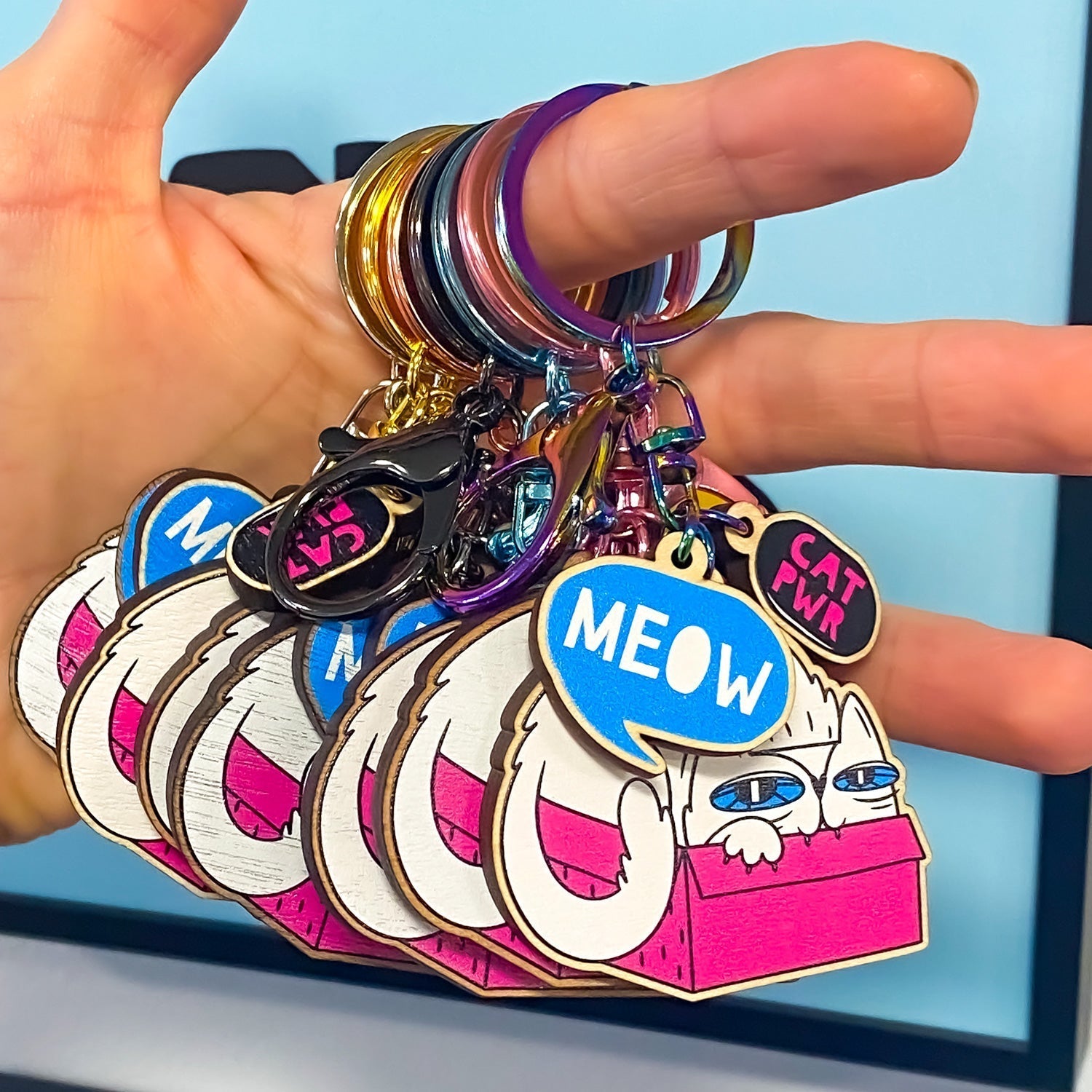 Wood Keychains | Zap! Creatives | Quantity 10