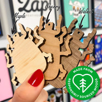 Zap! Creatives Wooden Phone Charms