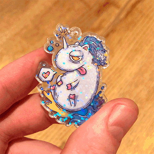 Holographic 2025 acrylic charms