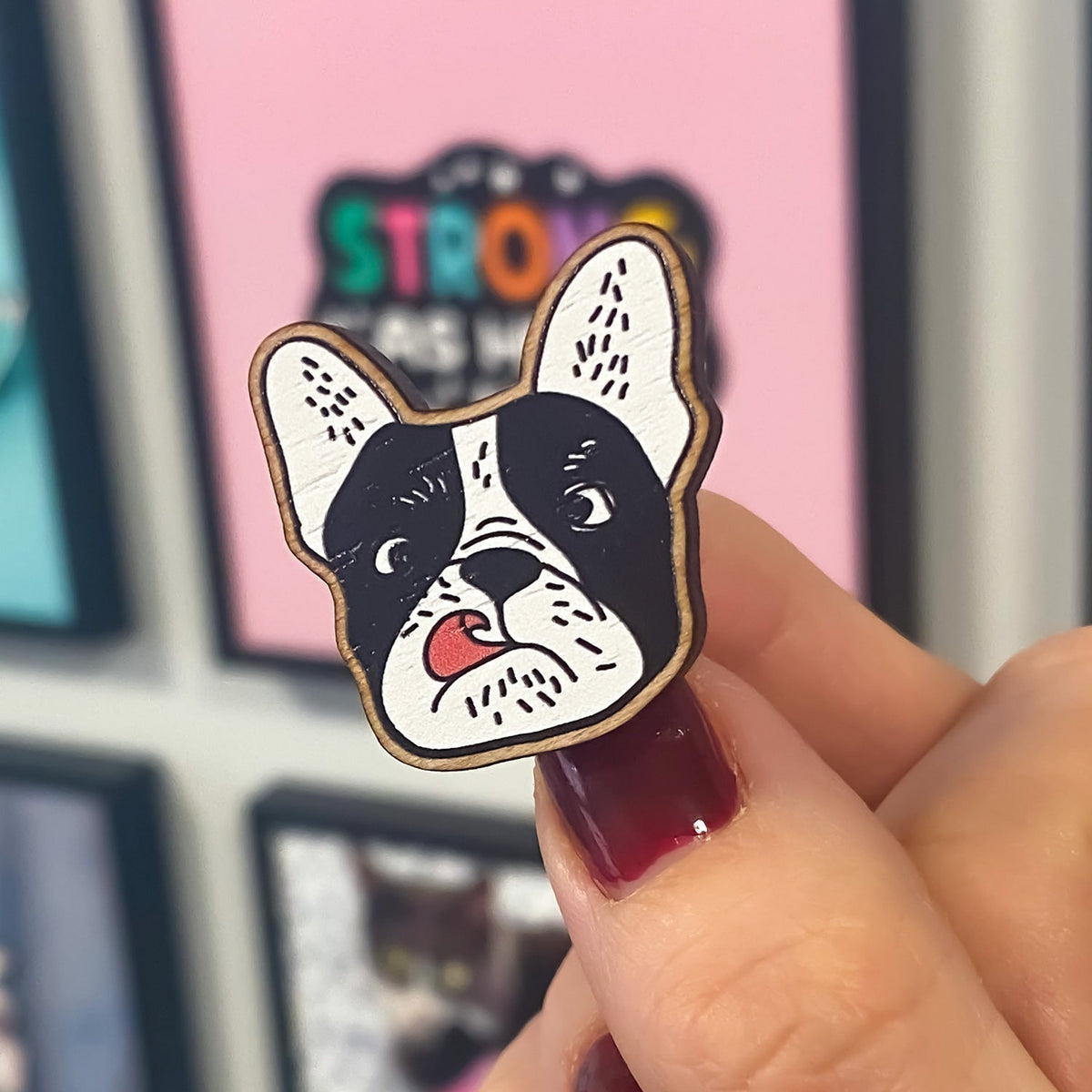 Zap! Creatives Copy of Wooden Pin Badges