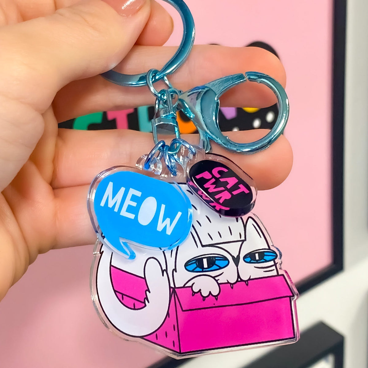 Zap! Creatives Clear Acrylic Keychains