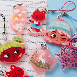 Zap! Creatives Frosted Acrylic Charms