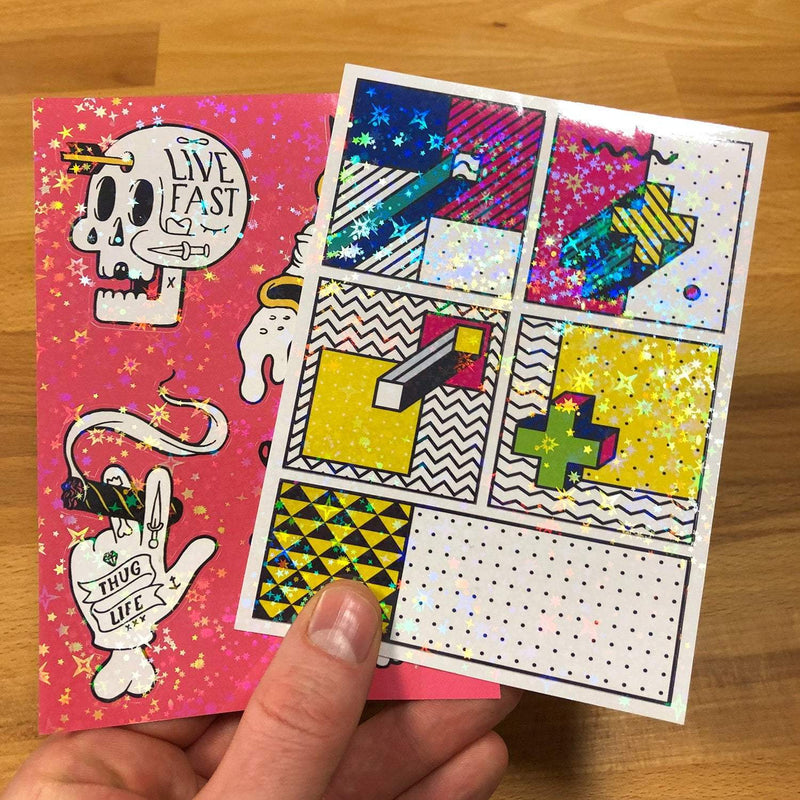 Zap! Creatives Holographic Sticker Sheets