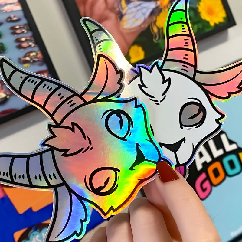 Zap! Creatives Iridescent Holographic Stickers